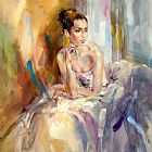 Anna Razumovskaya Canvas Paintings - Soft as Silk